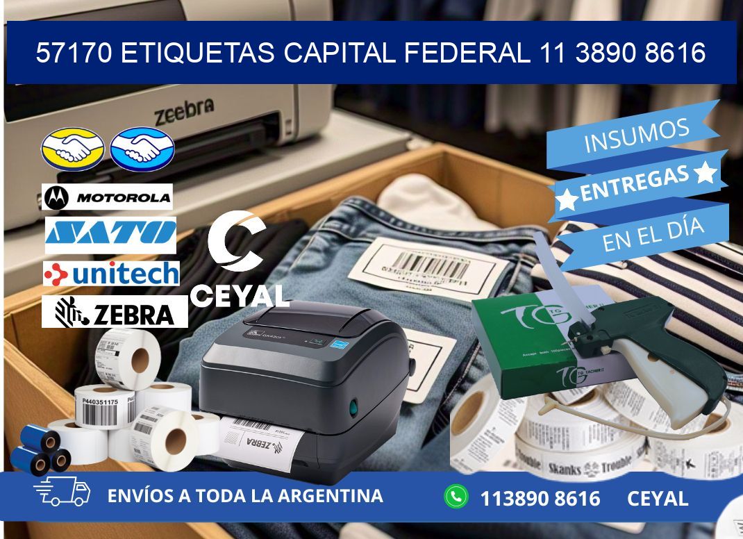 57170 ETIQUETAS CAPITAL FEDERAL 11 3890 8616