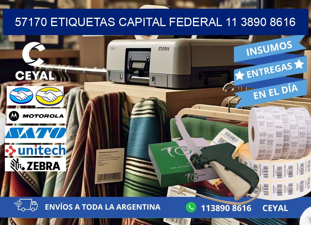 57170 ETIQUETAS CAPITAL FEDERAL 11 3890 8616