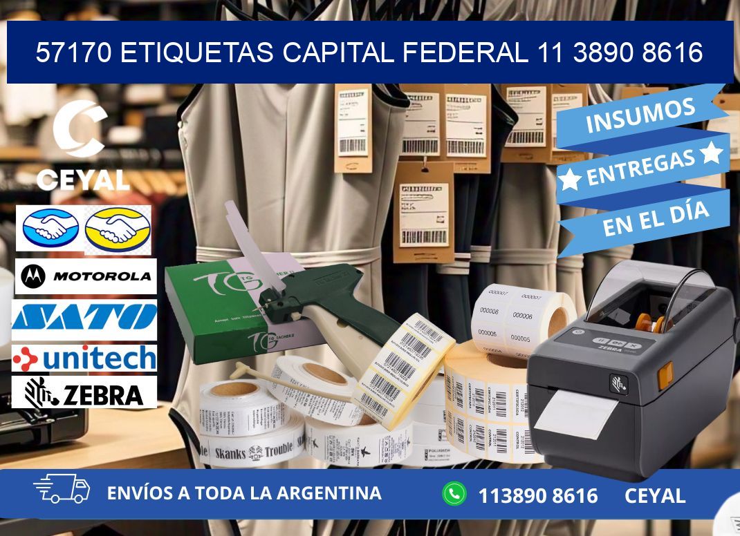 57170 ETIQUETAS CAPITAL FEDERAL 11 3890 8616