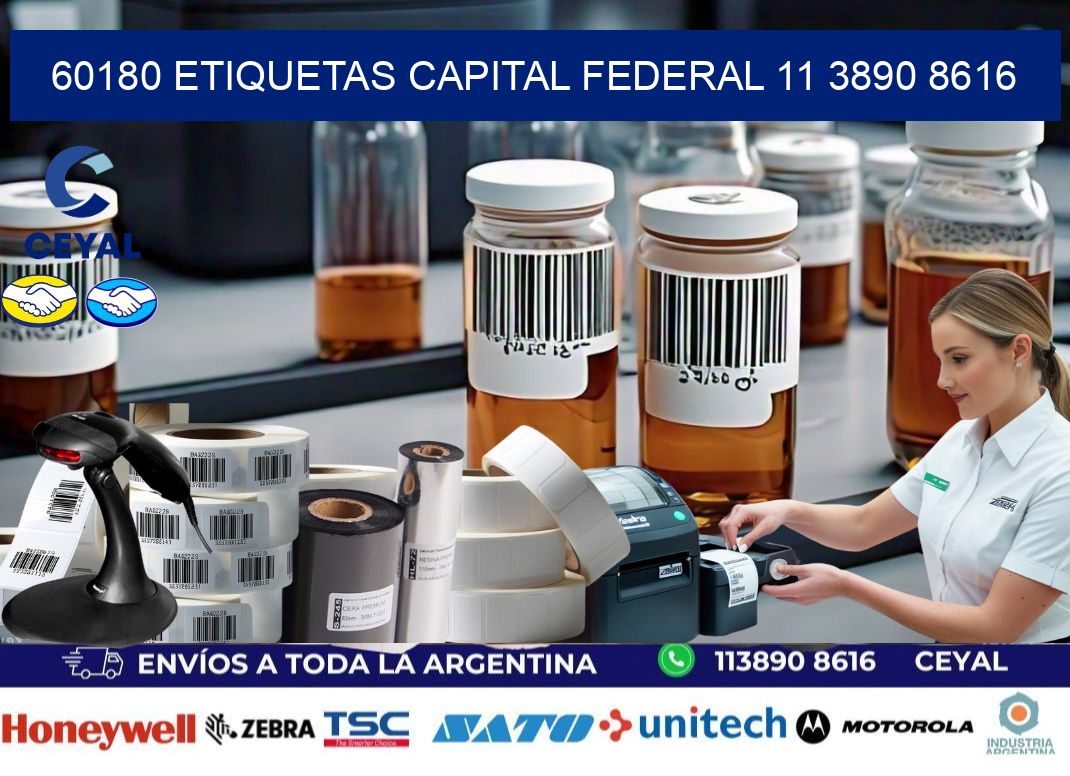 60180 ETIQUETAS CAPITAL FEDERAL 11 3890 8616