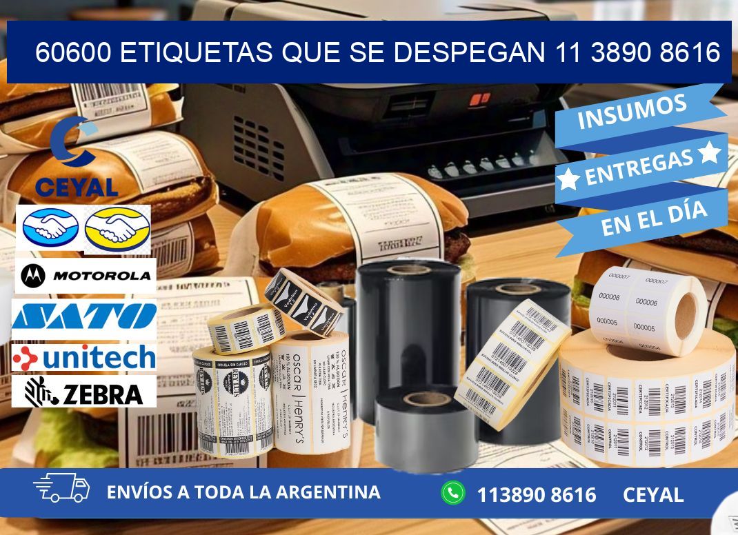 60600 ETIQUETAS QUE SE DESPEGAN 11 3890 8616