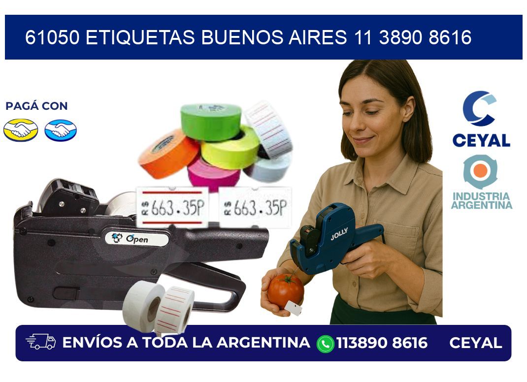 61050 ETIQUETAS BUENOS AIRES 11 3890 8616