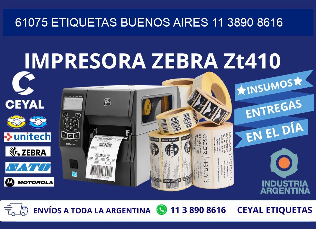 61075 ETIQUETAS BUENOS AIRES 11 3890 8616