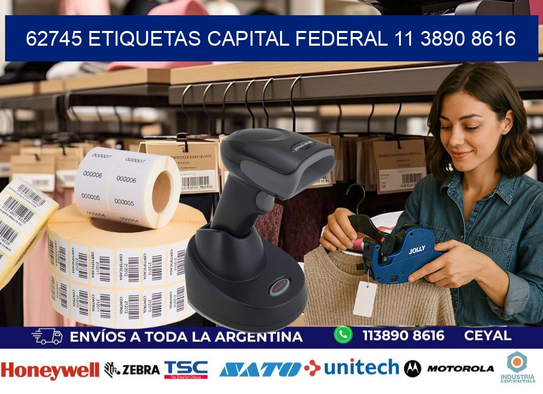 62745 ETIQUETAS CAPITAL FEDERAL 11 3890 8616