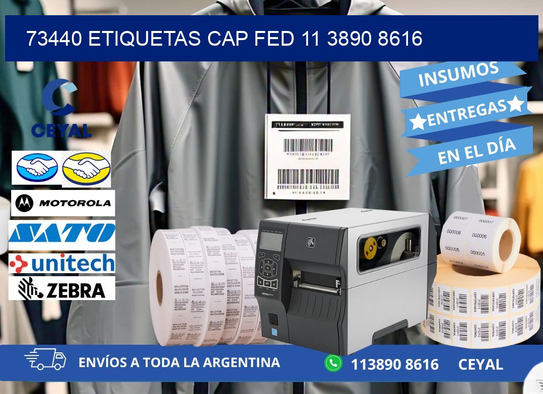 73440 ETIQUETAS CAP FED 11 3890 8616