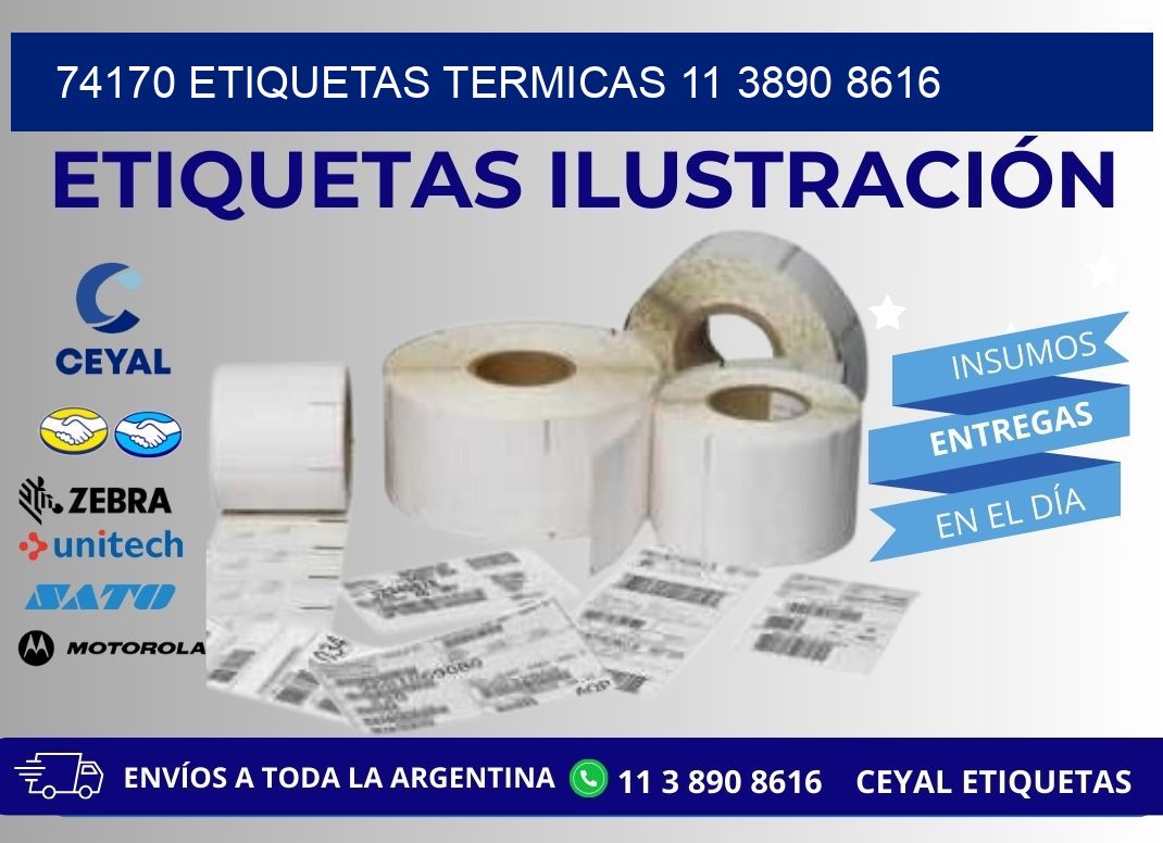 74170 ETIQUETAS TERMICAS 11 3890 8616
