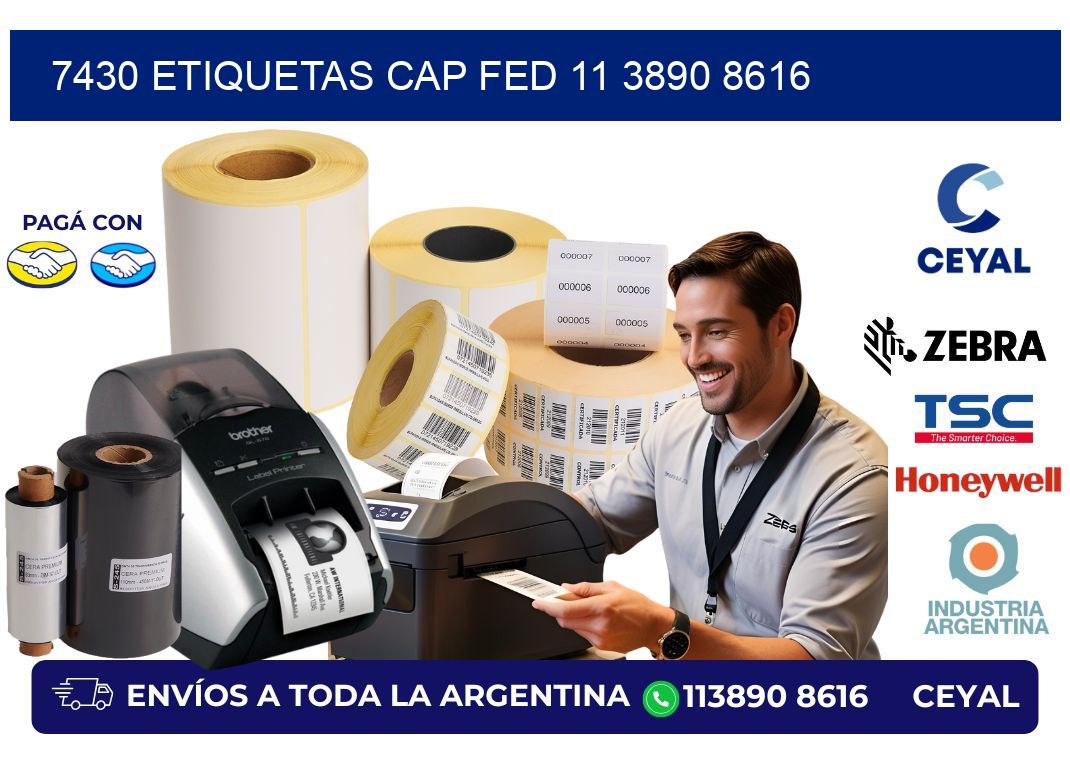 7430 ETIQUETAS CAP FED 11 3890 8616