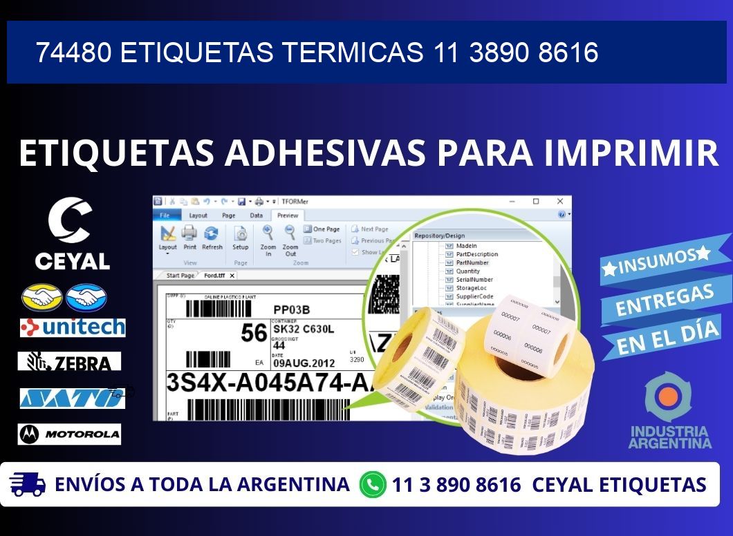 74480 ETIQUETAS TERMICAS 11 3890 8616