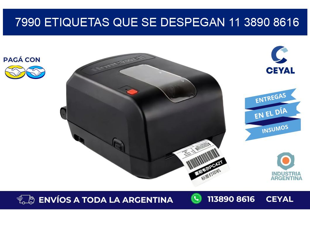 7990 ETIQUETAS QUE SE DESPEGAN 11 3890 8616