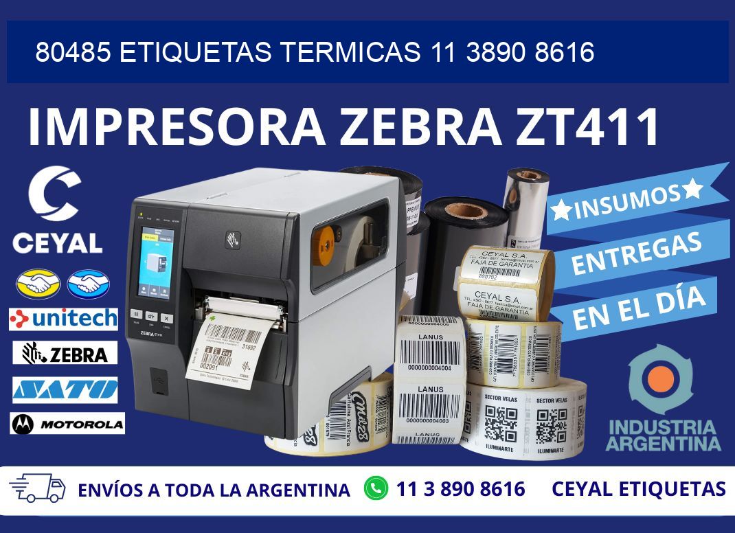 80485 ETIQUETAS TERMICAS 11 3890 8616