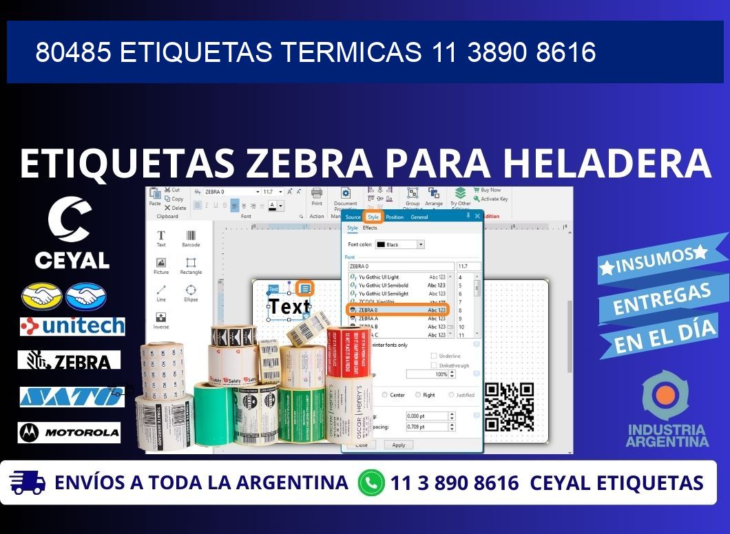 80485 ETIQUETAS TERMICAS 11 3890 8616