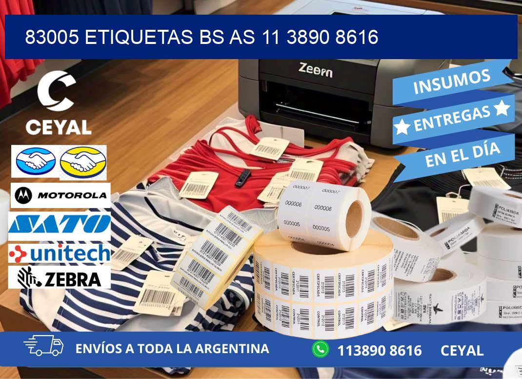 83005 ETIQUETAS BS AS 11 3890 8616