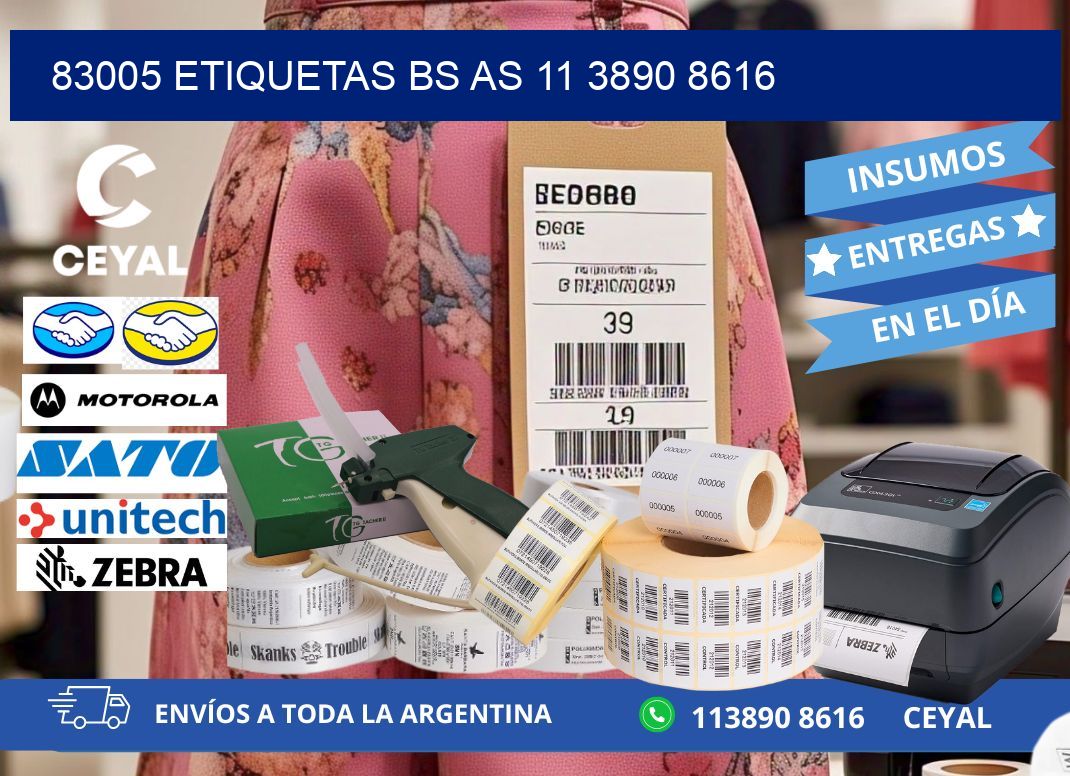 83005 ETIQUETAS BS AS 11 3890 8616