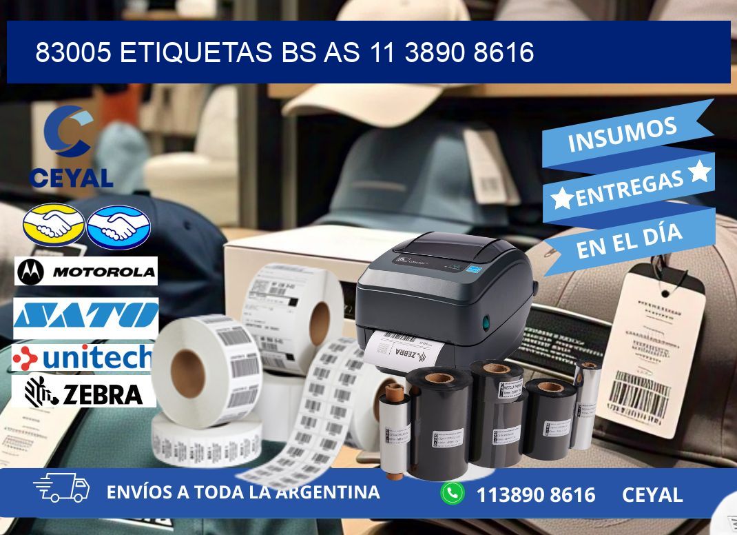 83005 ETIQUETAS BS AS 11 3890 8616