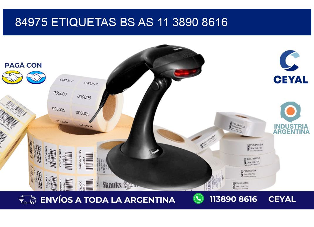 84975 ETIQUETAS BS AS 11 3890 8616