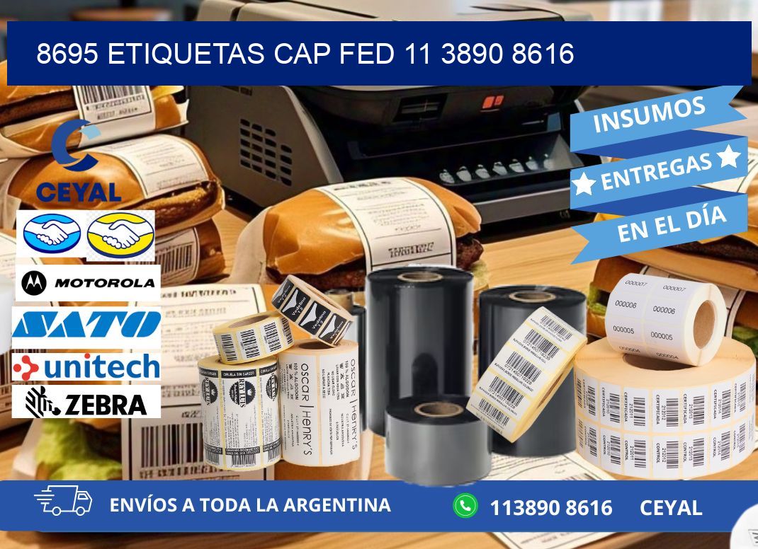8695 ETIQUETAS CAP FED 11 3890 8616