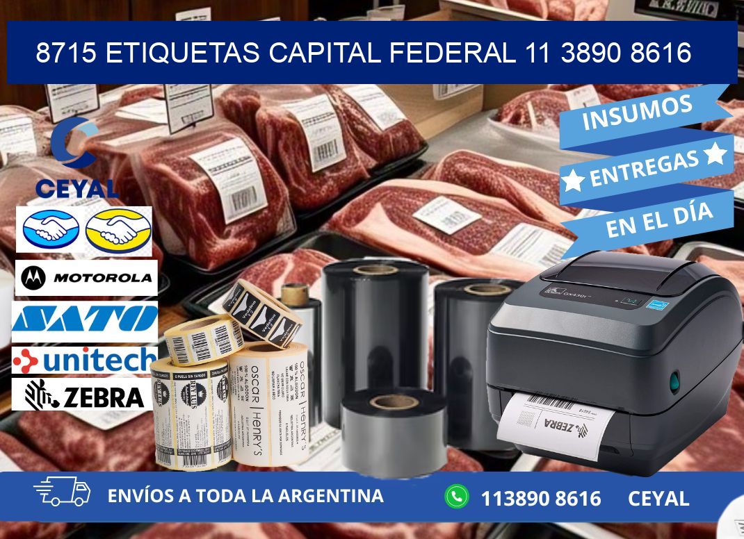 8715 ETIQUETAS CAPITAL FEDERAL 11 3890 8616