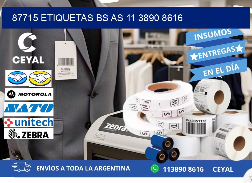 87715 ETIQUETAS BS AS 11 3890 8616