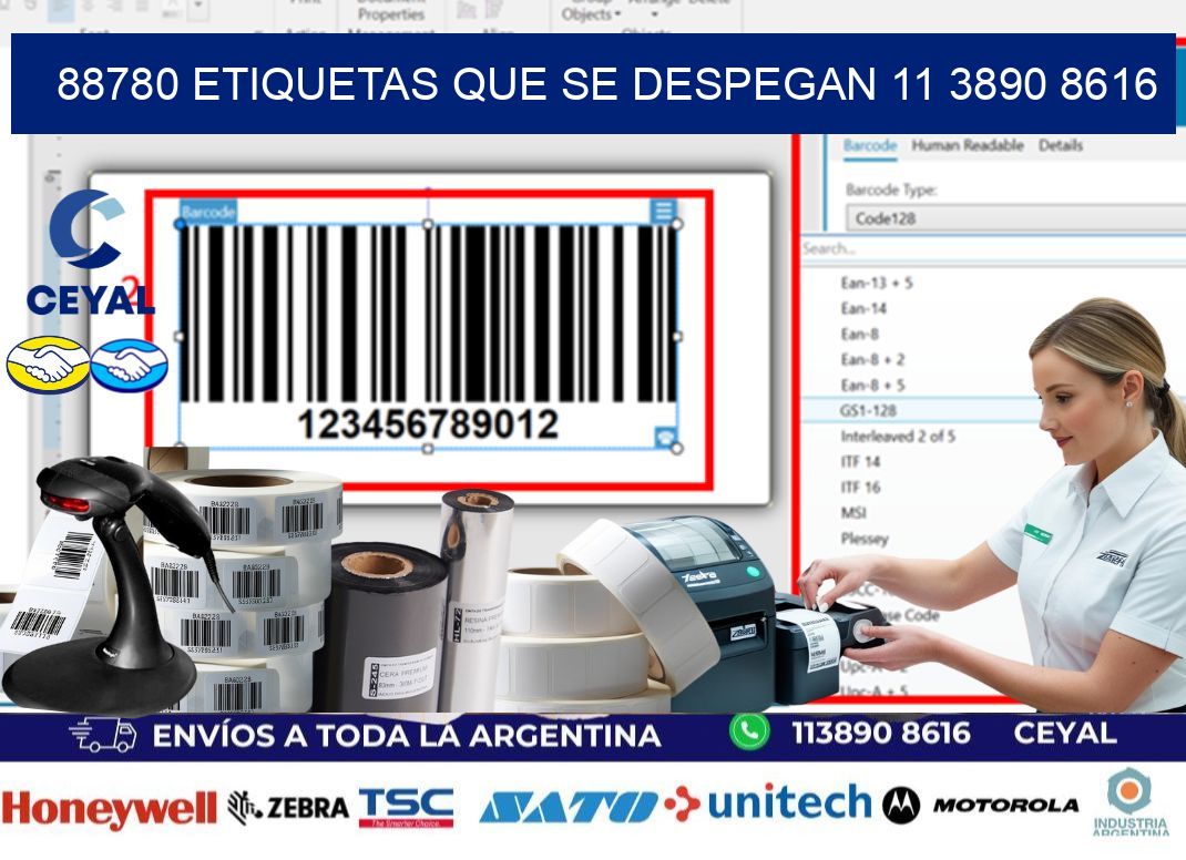 88780 ETIQUETAS QUE SE DESPEGAN 11 3890 8616