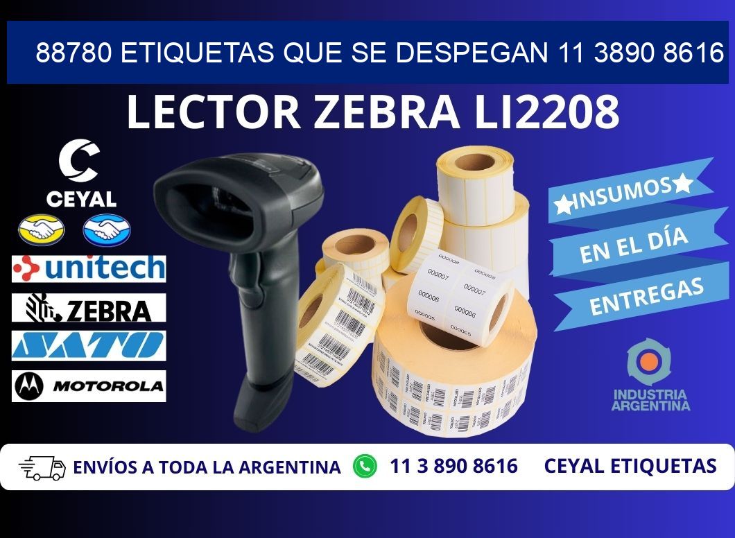 88780 ETIQUETAS QUE SE DESPEGAN 11 3890 8616