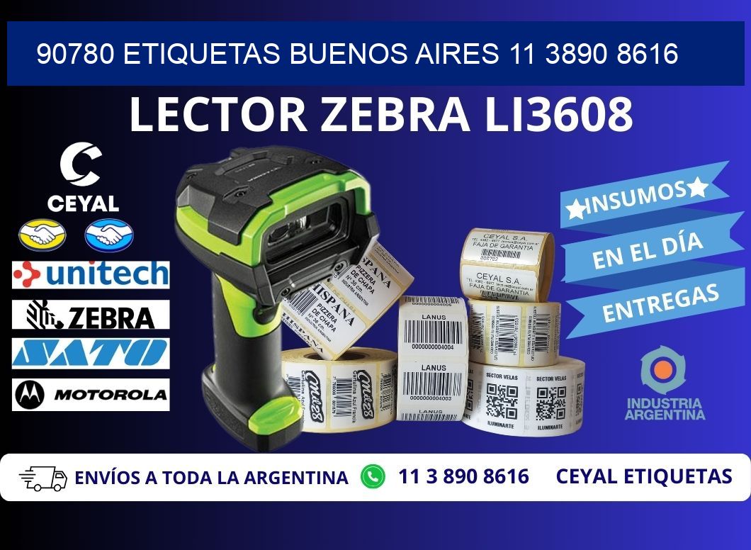 90780 ETIQUETAS BUENOS AIRES 11 3890 8616