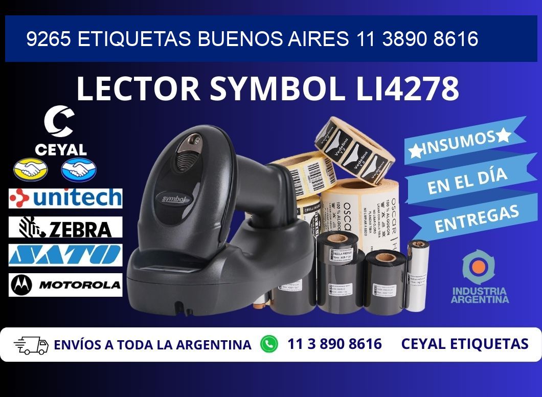 9265 ETIQUETAS BUENOS AIRES 11 3890 8616