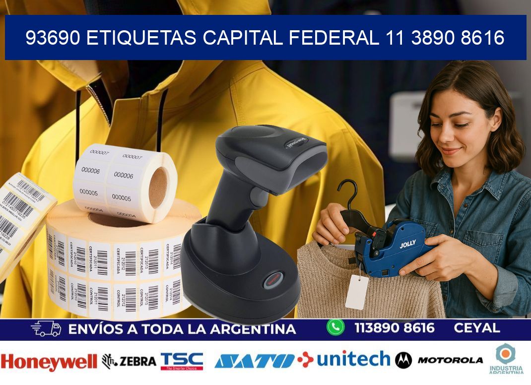 93690 ETIQUETAS CAPITAL FEDERAL 11 3890 8616