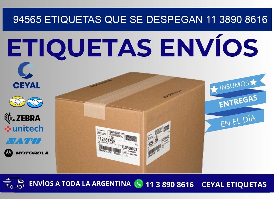 94565 ETIQUETAS QUE SE DESPEGAN 11 3890 8616