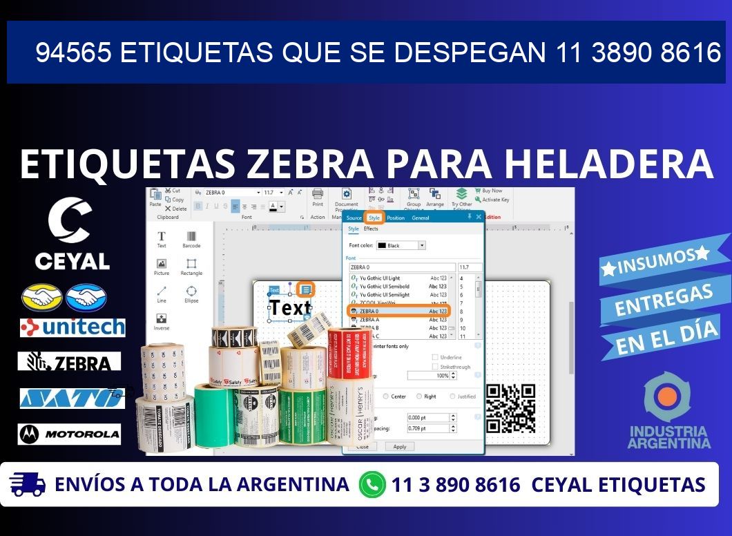 94565 ETIQUETAS QUE SE DESPEGAN 11 3890 8616