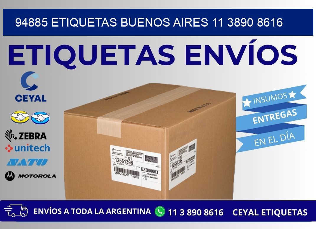 94885 ETIQUETAS BUENOS AIRES 11 3890 8616