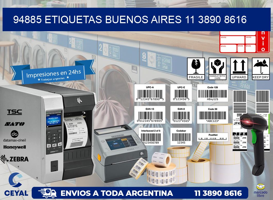 94885 ETIQUETAS BUENOS AIRES 11 3890 8616