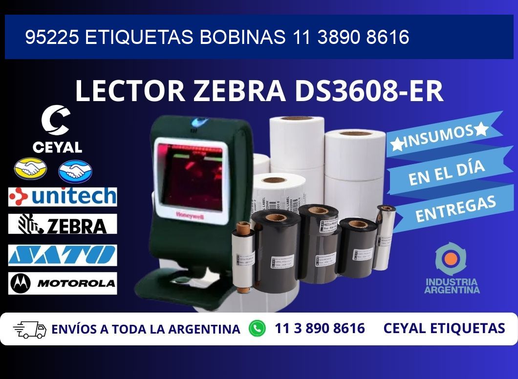95225 ETIQUETAS BOBINAS 11 3890 8616
