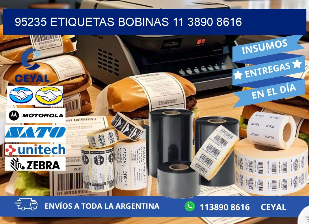 95235 ETIQUETAS BOBINAS 11 3890 8616