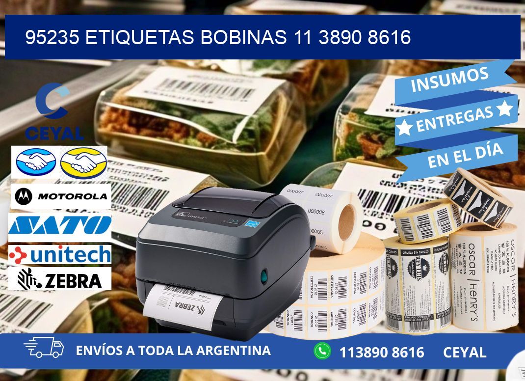 95235 ETIQUETAS BOBINAS 11 3890 8616
