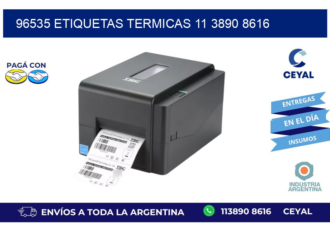 96535 ETIQUETAS TERMICAS 11 3890 8616