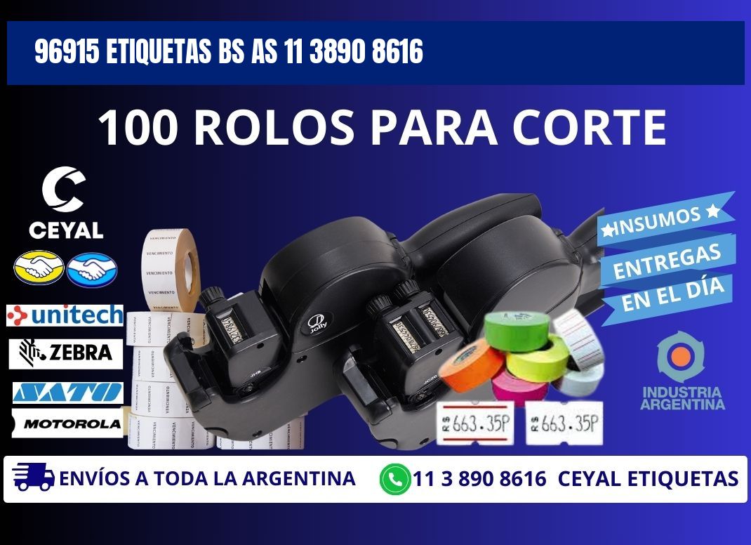 96915 ETIQUETAS BS AS 11 3890 8616