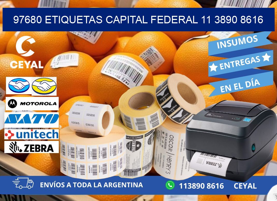 97680 ETIQUETAS CAPITAL FEDERAL 11 3890 8616
