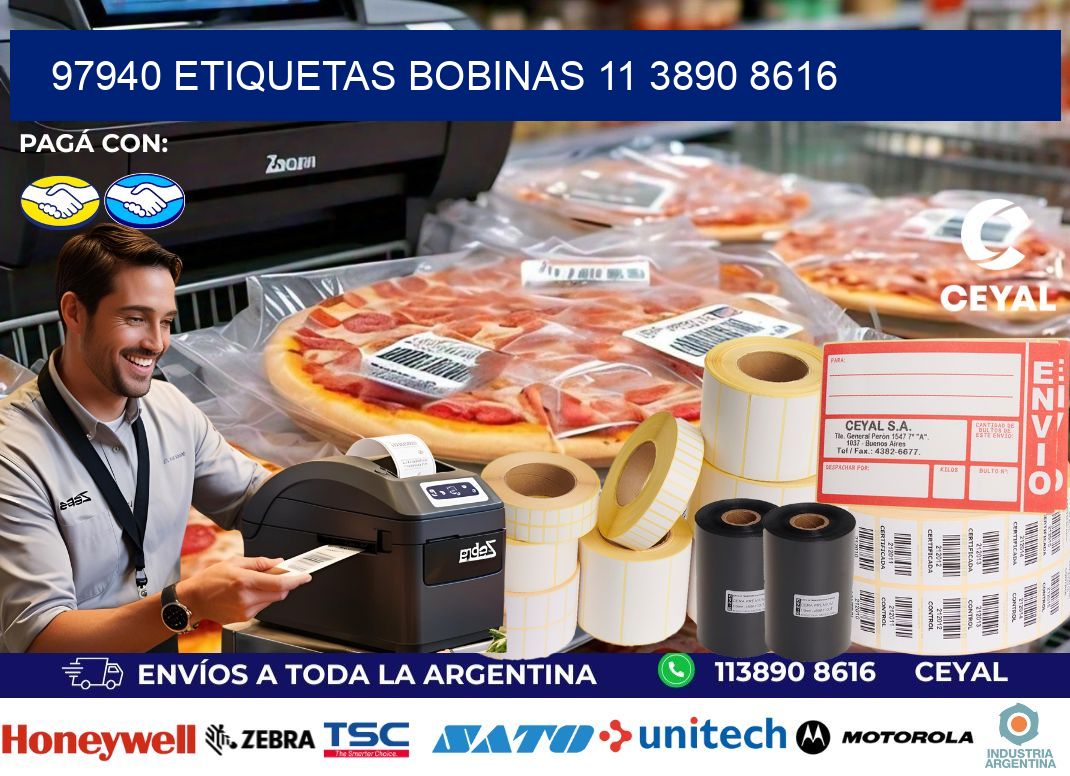 97940 ETIQUETAS BOBINAS 11 3890 8616