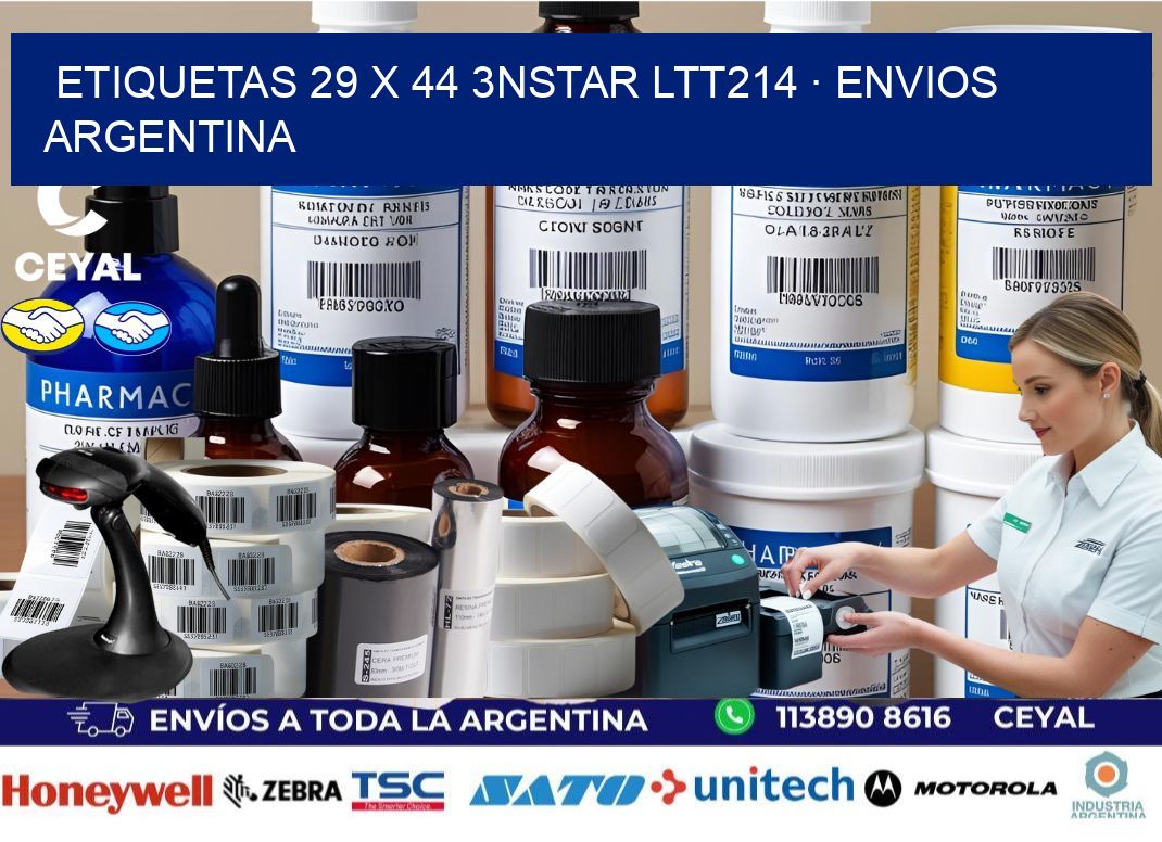 ETIQUETAS 29 x 44 3NSTAR LTT214 · ENVIOS ARGENTINA
