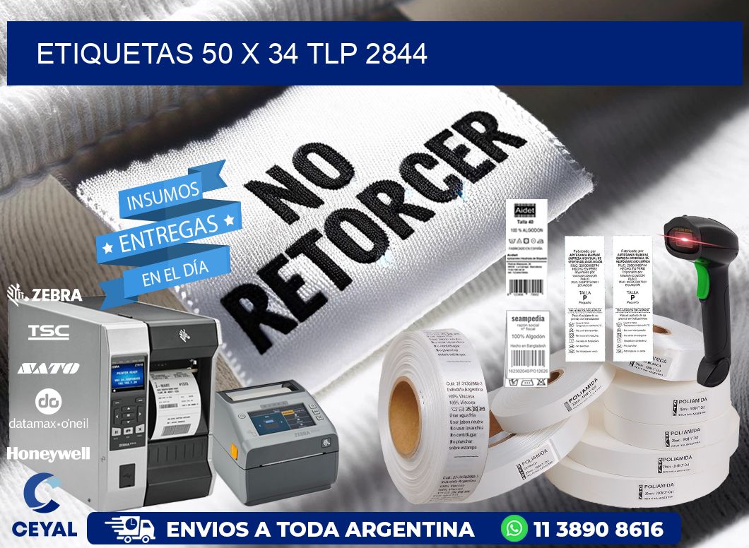 ETIQUETAS 50 x 34 TLP 2844