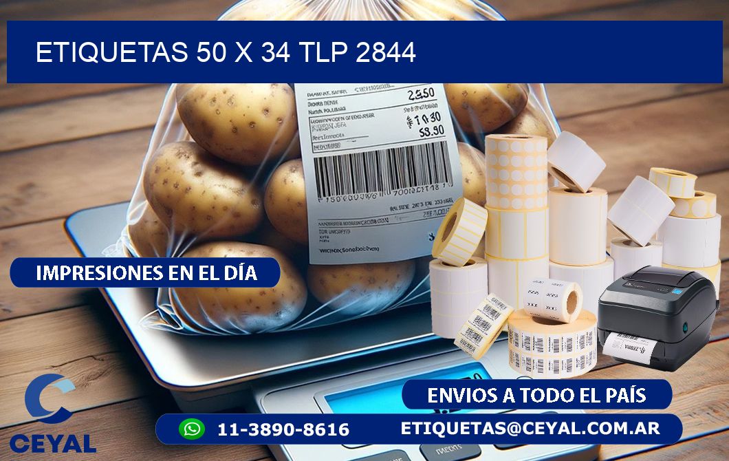 ETIQUETAS 50 x 34 TLP 2844