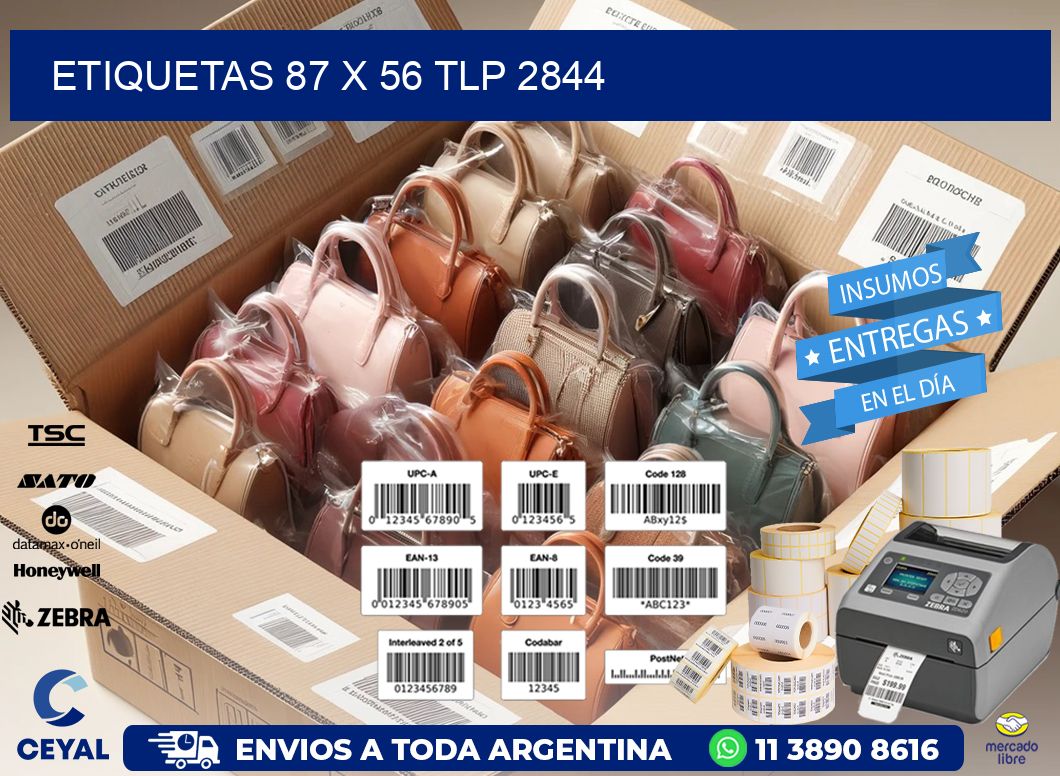 ETIQUETAS 87 x 56 TLP 2844