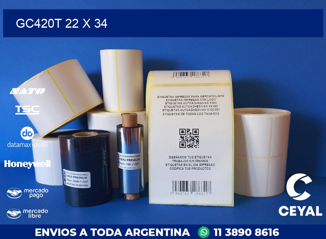 GC420T 22 x 34