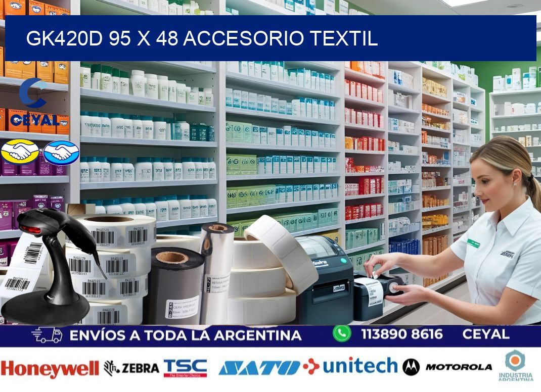 GK420D 95 x 48 ACCESORIO TEXTIL