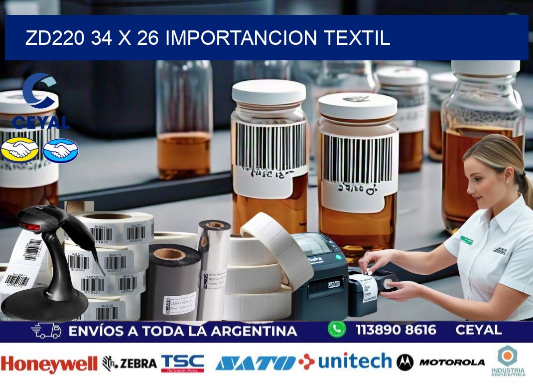 ZD220 34 x 26 IMPORTANCION TEXTIL