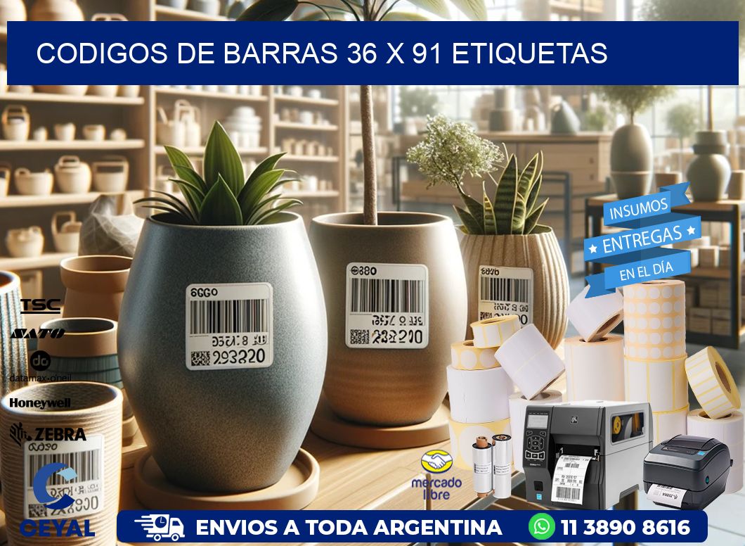 codigos de barras 36 x 91 etiquetas