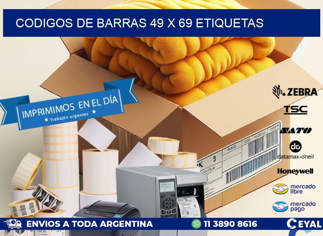 codigos de barras 49 x 69 etiquetas