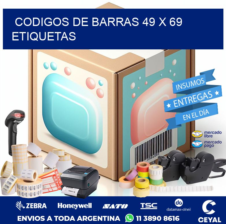 codigos de barras 49 x 69 etiquetas