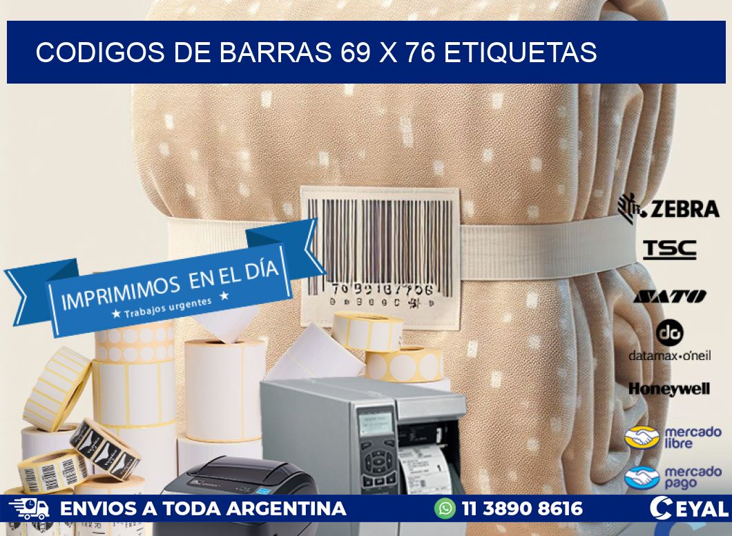 codigos de barras 69 x 76 etiquetas