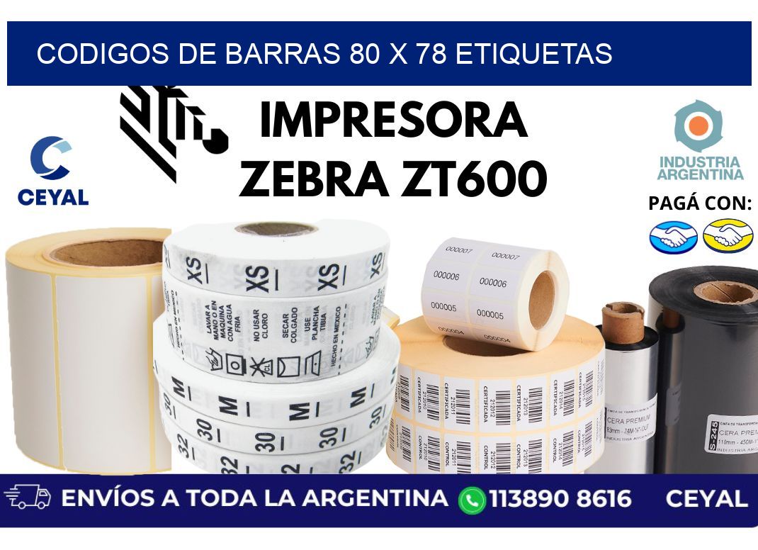 codigos de barras 80 x 78 etiquetas